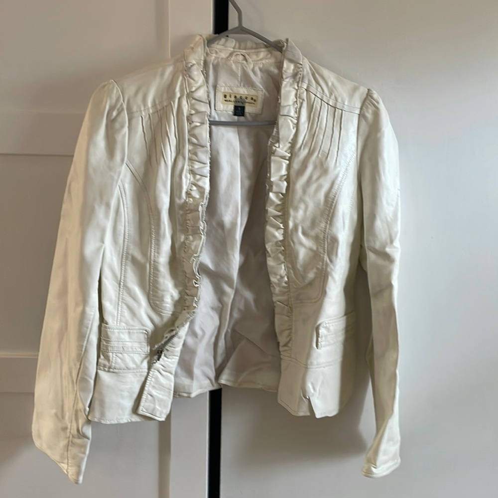 Giacca leather jacket